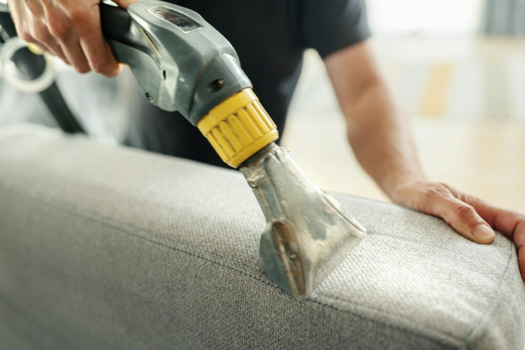 cleaning upholstery